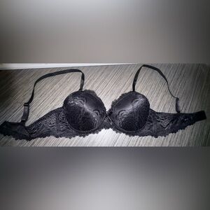 Fashion Nova Women’s Size 36C Push-Up Adjustable Black Lace Bra NWOT